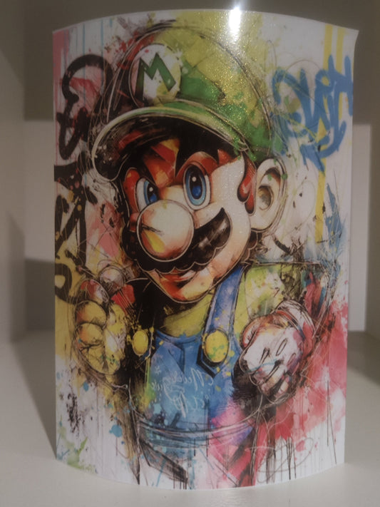 plaque  métal art déco