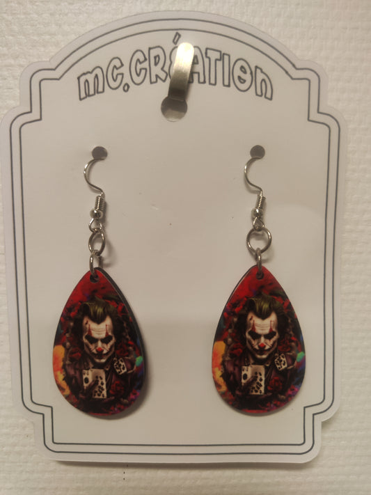 boucle d oreille joker