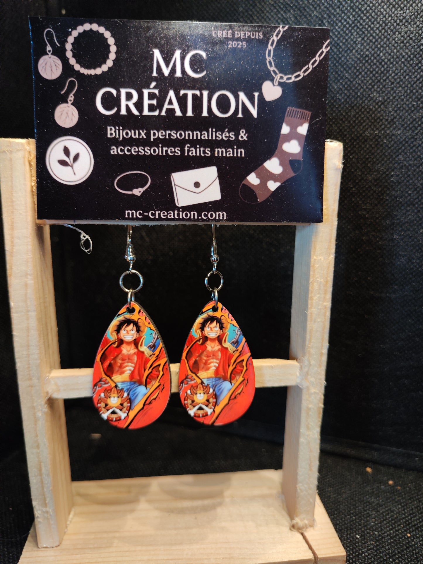 boucle d oreille manga