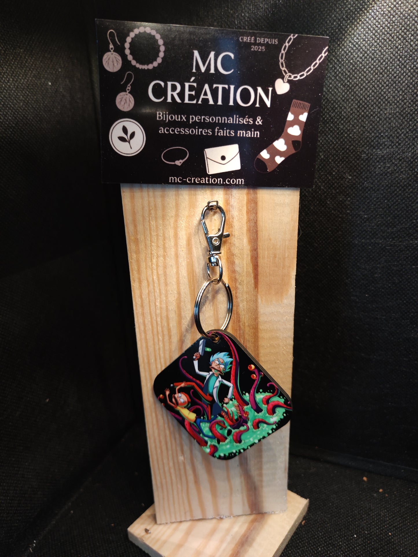 porte clé  Rick and Morty