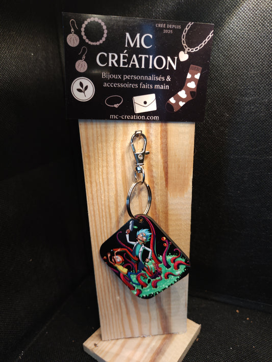 porte clé  Rick and Morty